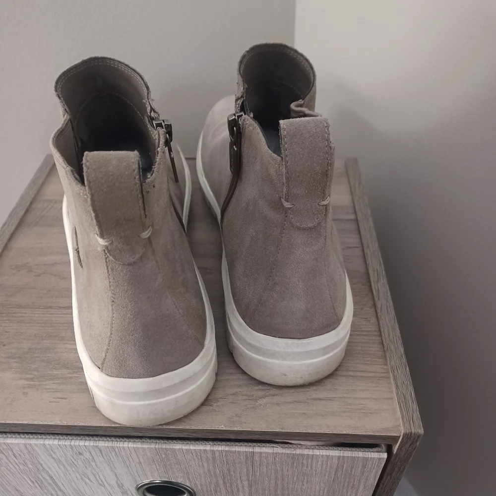 Blondo Flora Waterproof Booties Brown Suede Sz 10